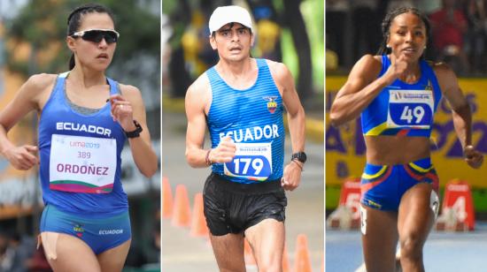 Johana Ordóñez, Jordy Jiménez y Ángela Tenorio competirán en el Mundial de Atletismo 2023.