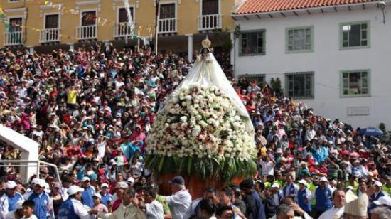 Imagen referencial de la romería Virgen de El Cisne