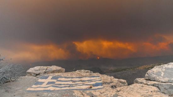 Incendios forestales en Grecia el 23 de agosto de 2023.