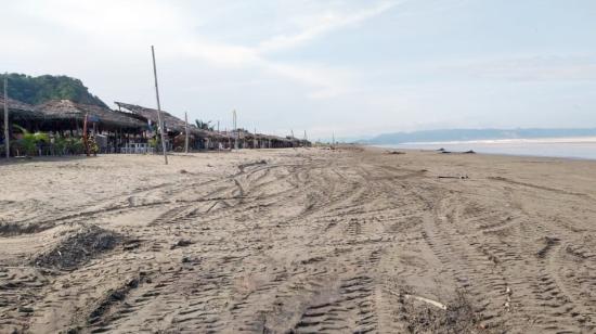 Imagen referencial de una playa de San Vicente, Manabí.