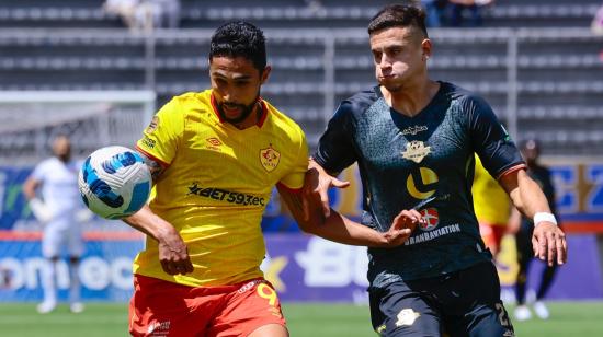 Libertad se enfrentó a Aucas en el estadio Gonzalo Pozo Ripalda, el 27 de agosto de 2023.