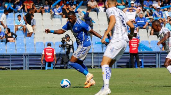 Emelec se enfrentó a Delfín en el estadio George Capwell, el 27 de agosto de 2023.