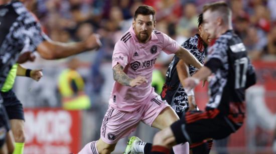 Lionel Messi, durante el partido del Inter Miami ante New York Red Bulls, el 26 de agosto de 2023.