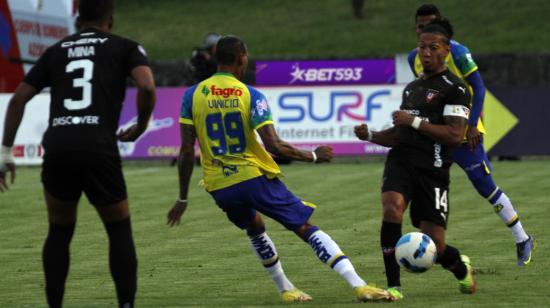 Liga de Quito se enfrentó a Gualaceo en el estadio Jorge Andrade Cantos, el 27 de agosto de 2023.