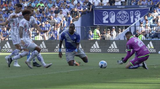 Emelec se enfrentó a Delfín en el estadio George Capwell, el 27 de agosto de 2023.