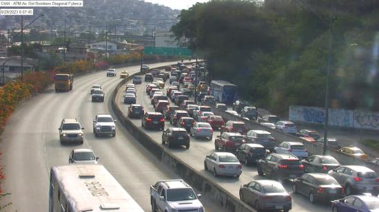 Panorámica de la avenida del Bombero, que será afectada por el cierre del paso vehicular, 29 de agosto de 2023. 