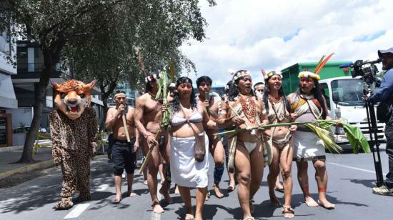 Caravana para impulsar el "Sí" en la consulta para cerrar el bloque ITT en el Yasuní.