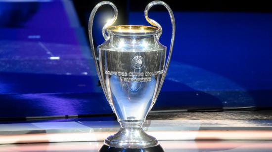 Imagen del trofeo de la UEFA Champions League, el 31 de agosto de 2023.