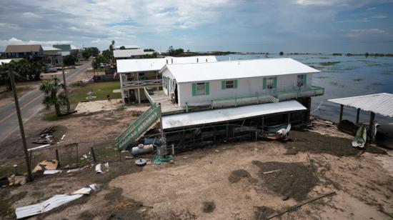 Panorámica de un sector rural de Florida, afectado por el paso del huracán Idalia, el 30 de agosto de 2023. 