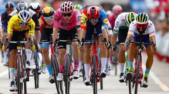 El francés Geoffrey Soupe ganó al 'sprint' la Etapa 7 de la Vuelta a España, el 1 de septiembre de 2023.