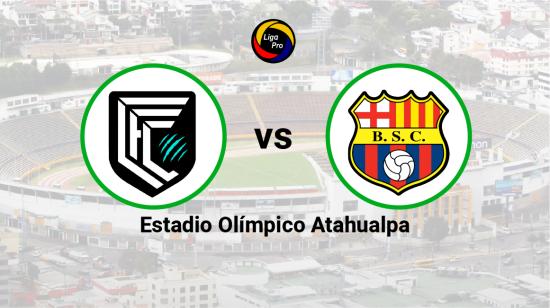 Cumbayá se enfrenta a Barcelona en el estadio Olímpico Atahualpa, el 3 de septiembre de 2023.