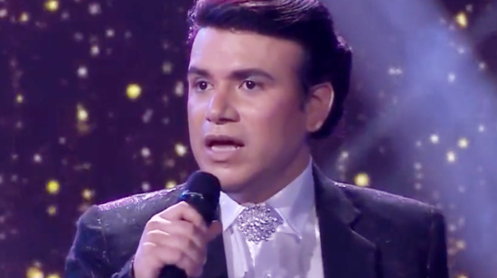 Juan Gabriel es uno de los participantes finalistas del reality 'Yo me llamo' de Ecuador.