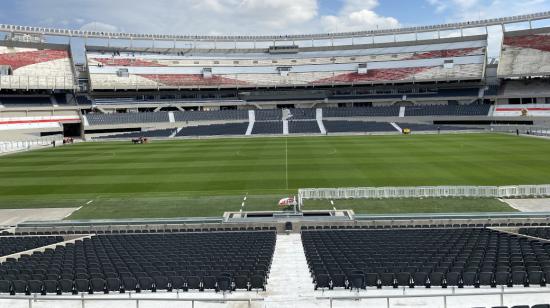 Vista panorámica del estadio Monumental, en Buenos Aires, el 5 de septiembre de 2023.