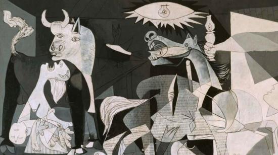 Detalle de la obra el 'Guernica', del español Pablo Picasso, pintado en 1937.