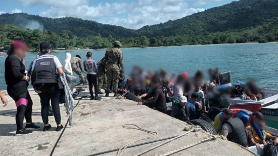 150 migrantes fueron rescatados este 6 de septiembre de 2023 en Panamá.