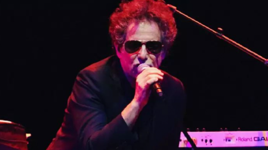 El cantante argentino Andrés Calamaro, de 62 años, durante un concierto de 2022.