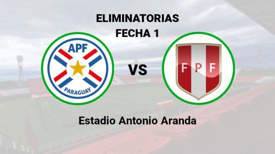 Paraguay se enfrenta a Perú en el estadio Antonio Aranda el 7 de septiembre de 2023.