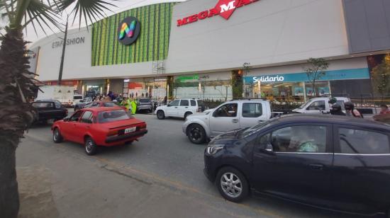 Vista del centro comercial Mall del Norte, ubicado sobre la avenida Francisco de Orellana, en el norte de Guayaquil. 