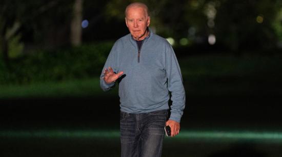 El presidente de Estados Unidos, Joe Biden, arriba a la Casa Blanca, tras su visita a Vietnam, el 12 de septiembre de 2023.