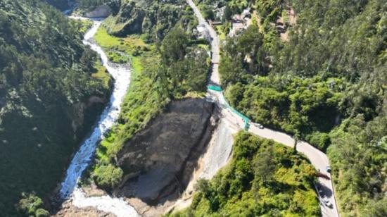 Imagen del sector de Guápulo, en el norte de Quito, el 12 de septiembre de 2023.