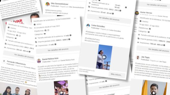 Los candidatos pautan mensajes sin control en las redes sociales.