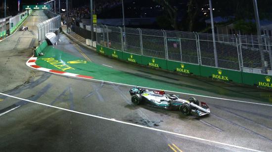 Los pilotos de la F1 durante el Gran Premio de Singapur, en el Circuito Urbano Marina Bay.