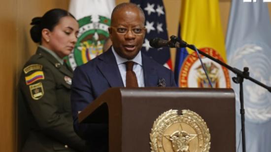 Todd Robinson, jefe antinarcóticos del Departamento de Estado de Estados Unidos, en su intervención en la Asamblea General de la ONU el 19 de septiembre de 2023.