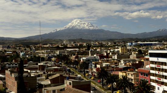 Imagen referencial de Riobamba, en 2017.