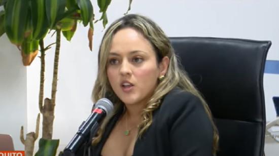 Johanna Verdesoto, consejera del Cpccs.