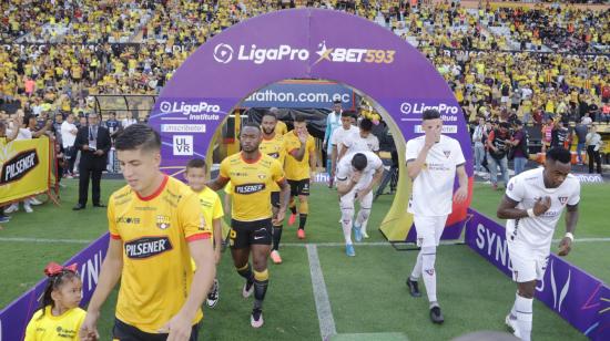 Barcelona SC recibió a Liga de Quito en el estadio Banco Pichincha, el pasado 17 de septiembre.