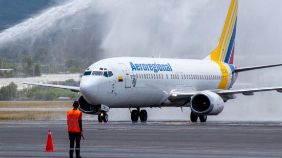 Imagen referencial de un avión de Aeroregional.