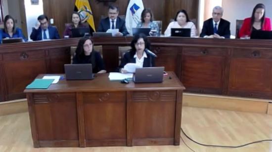 Audiencia pública en la Corte Constitucional, el 25 de septiembre de 2023.