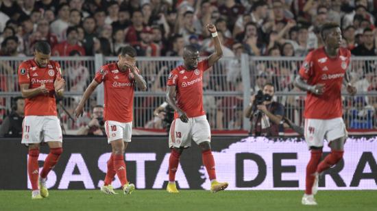 Enner Valencia celebra su gol ante River Plate por Copa Libertadores, el pasado 1 de agosto de 2023.