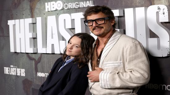 Pedro Pascal y Bella Ramsey en el estreno de The Last of Us de HBO