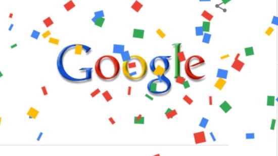 Imagen de la celebración de Google por sus 25 años, el 27 de septiembre de 2023.