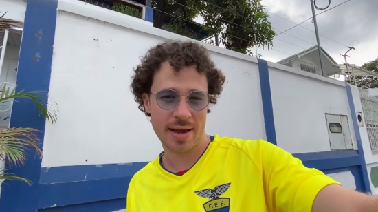 El youtuber mexicano Luisito Comunica en su visita a Ecuador en 2019