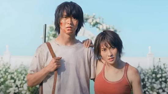 Los protagonistas de la serie japonesa 'Alice in Borderland', en un clip de la segunda temporada.