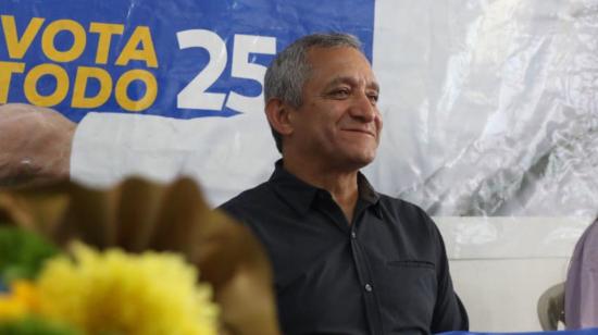 El asambleísta electo Patricio Carrillo, en Santo Domingo, el 9 de septiembre de 2023.