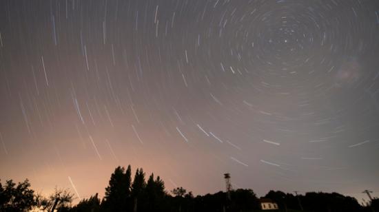 Imagen referencial lluvia de meteoros