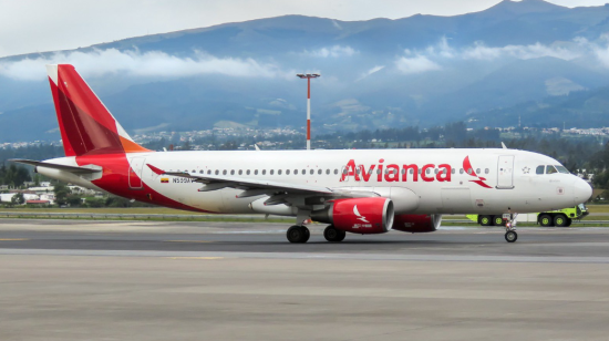 Counter de Equair en el Aeropuerto Mariscal Sucre de Quito. 