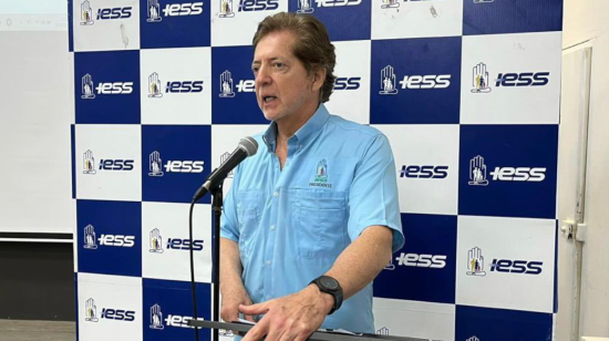 Alfredo Ortega, presidente del Consejo Directivo del IESS. 
