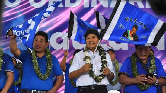 Evo Morales, expresidente de Bolivia, en el congreso del MAS el 4 de octubre de 2023.