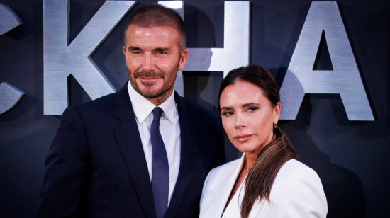 Victoria y David Beckham en el estreno del documental  'Beckham' en Londres