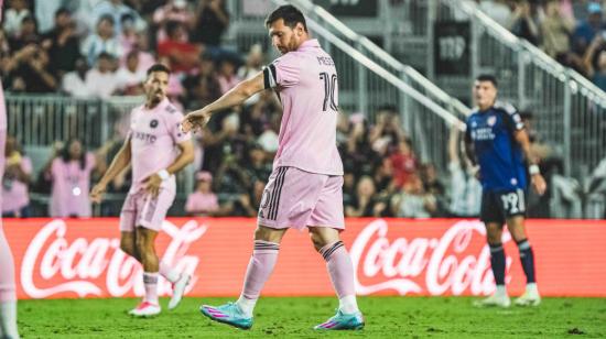 Lionel Messi en el partido ante FC Cincinnati.