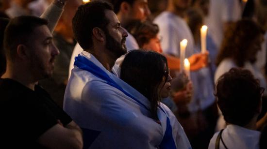 Concentración en apoyo a Israel, en Florida, el 9 de octubre de 2023.