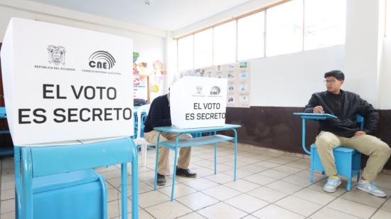 Repetición de las elecciones para la junta parroquial de Calacalí, este 9 de octubre de 2023.