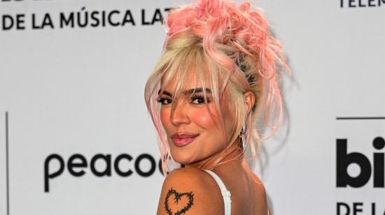 Karol G en los  Billboard Latin Music Awards, en Miami, el 5 de octubre de 2023.
