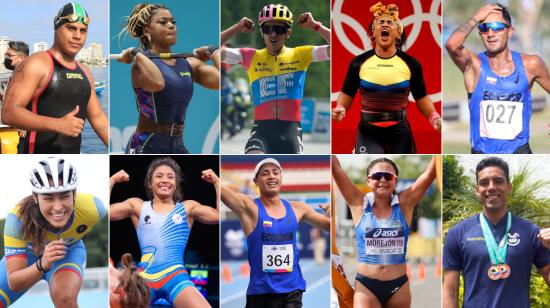 Estos son los 10 ecuatorianos a ver en los Juegos Panamericanos de Santiago 2023.