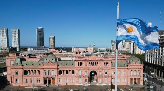 Imagen de la Casa Rosada, sede del Gobierno de Argentina.