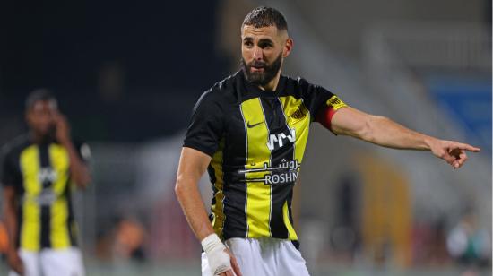 Karim Benzema durante un partido con el Al-Ittihad el pasado 24 de agosto de 2023.